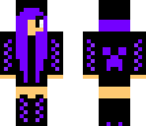 purple creeper girl