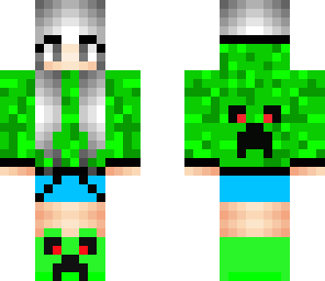 creeper hoodie girl