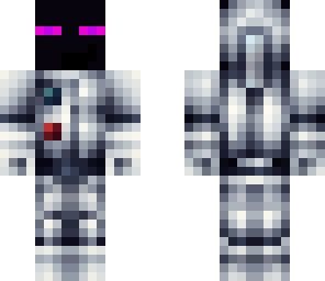 enderman in a space suit