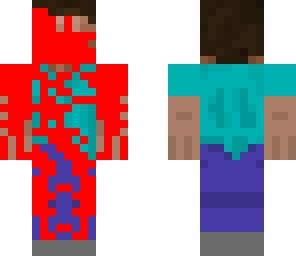 bloody damaged herobrine