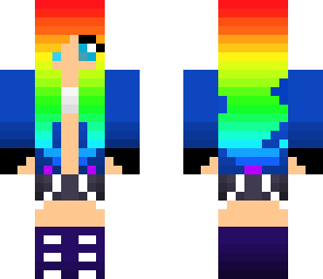 blue jumper girl