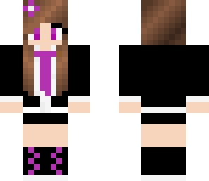 tuxedo girl purple