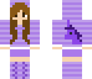 chica unicornio morado