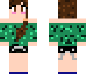 brown haired girl with more texture