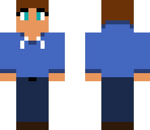 blue girl