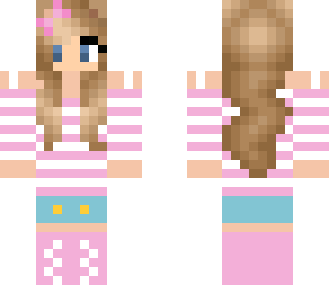 pink and white girl