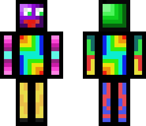 rainbow box man