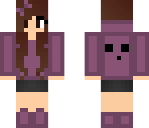 purple slime girl
