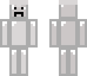 iron block man with mustache and iron helmet