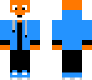 fox in hoodie