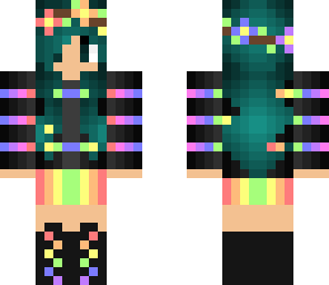 rainbow girl