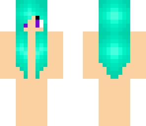 aqua hair girl base