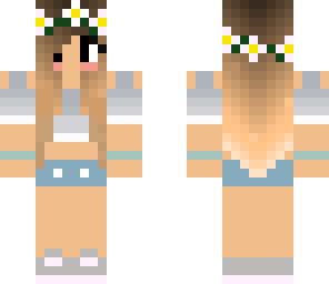 flower crown girl