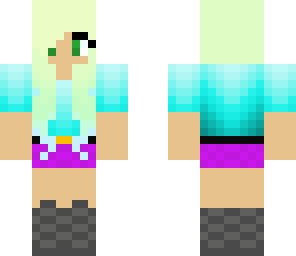 aqua sweater girl
