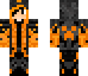teen in orange hoodie
