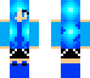blue girl