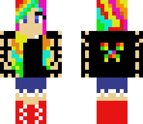rainbow creeper girl