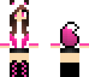 pink wolf girl