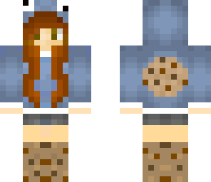 cute cookie monster girl