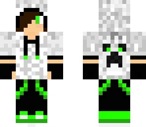 green hoodie boy