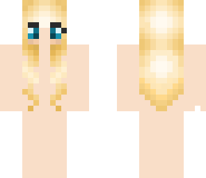blonde girl skin base