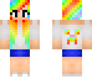 rainbow girl