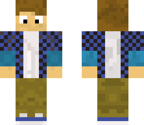 blue and black shirt