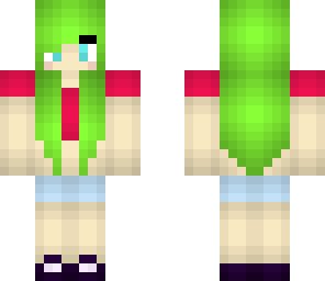 basic crop top girl skin