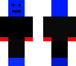 el robot con cara azul