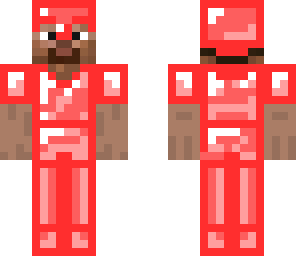 steve in redstone armour