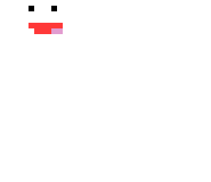 weird floating face