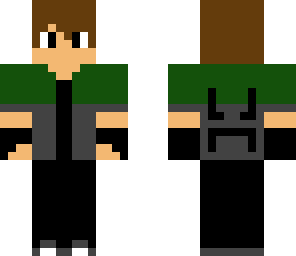 green cool boy without mask