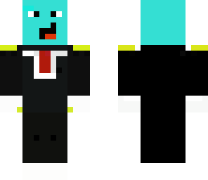 diamond block in a suit
