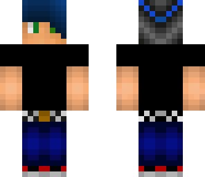 tomahawk with blue hair