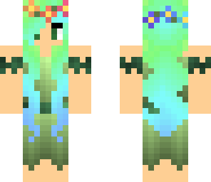 pastel nature girl
