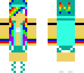 rainbow girl