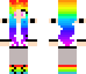 rainbow hair gurl