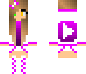 edited skin of youtuber girl