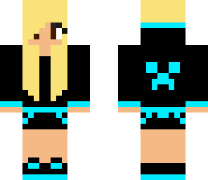 blue creeper girl