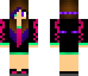 neon ender girl