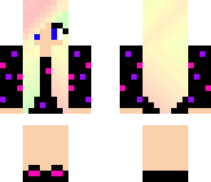 cotton candy polka dot girl