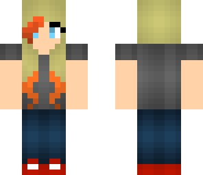 orange highlights
