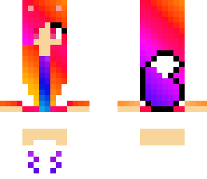 neon fox girl