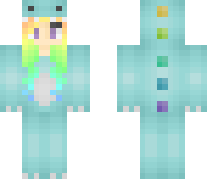 rainbow dino costume