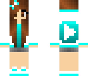 chica youtuber azul 