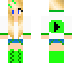 me in green