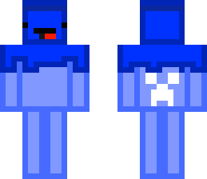 blue man