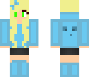 my blue slime girl