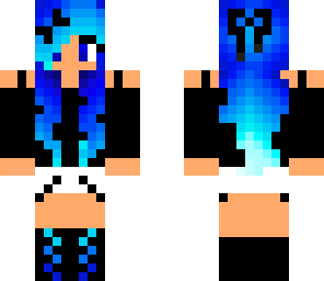blue ombre hair edited