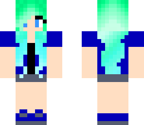 blue girl